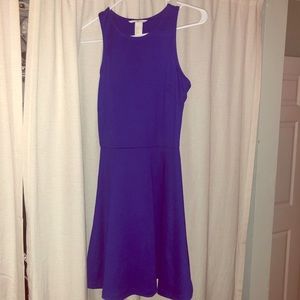 Royal blue short dress